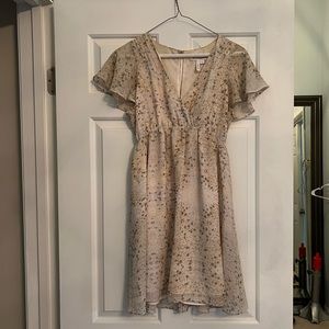 BCBGeneration Flutter Sleeve Spring Dress